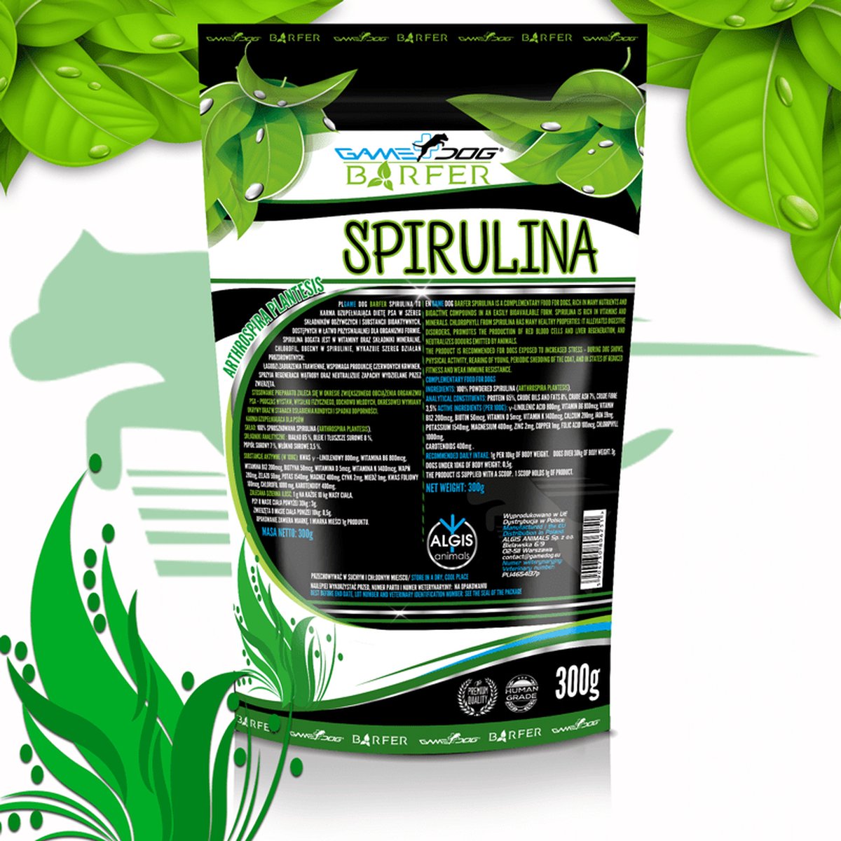 GameDog Barfer Spirulina