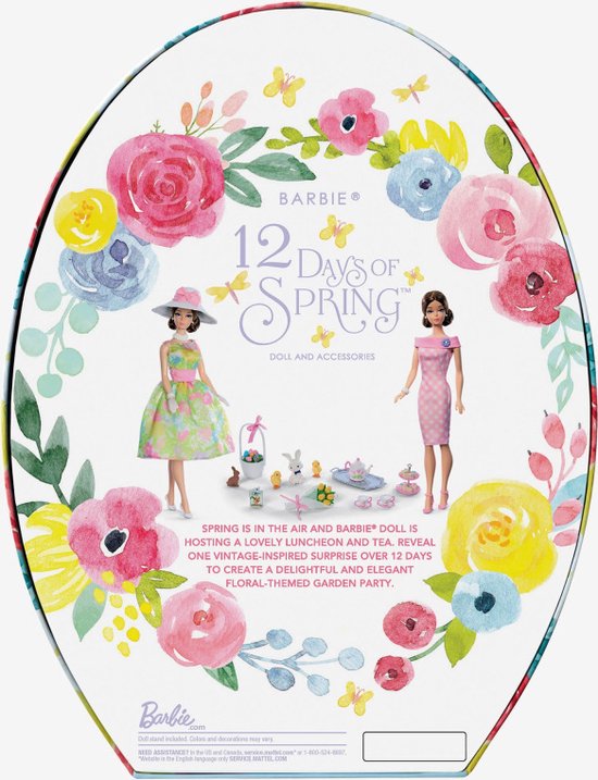 Barbie 12 Days of Spring-pop en accessoires van Merkloos — afbeelding 3