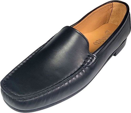 Stravers - Mocassins de Luxe Semelle en cuir Taille 43 Chaussures à enfiler Zwart pour femmes Grandes tailles
