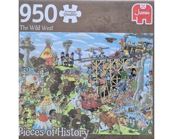 Jumbo pieces of history: The Wild West - Legpuzzel - 950 stukjes