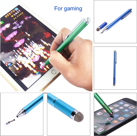 DrPhone - SX Pro V5 Premium Stylus Pen Precisie Disc Capacitief - Geschikt voor Tablet en Smartphone - Rood van DrPhone — afbeelding 5