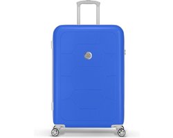 SUITSUIT Reiskoffer 75x49x29 - Reiskoffer met wielen - Veilig Cijferslot - Lichtgewicht koffer - Reiskoffer groot - 94L - Caretta koffer Skydiver - Blauw