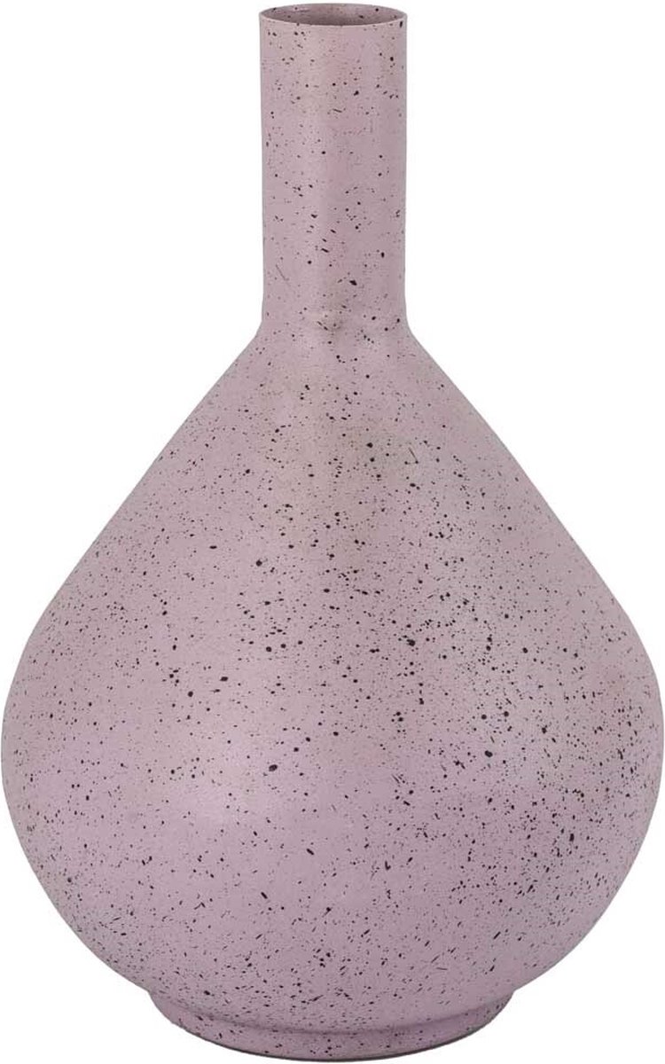 homebound by ky Metalen vaas lila dots | bloemenvaas Paars