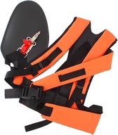 Bosmaaier Harnas - Verstelbaar - Duurzaam - Draagharnas - Nylon Riemaccessoire - Universeel - Harnas - Schouder Riemen - Harnas - Accessoires Voor Grasmaaiers - Oranje - Comfortabel - Voor Bosmaaier Gras Trimmer