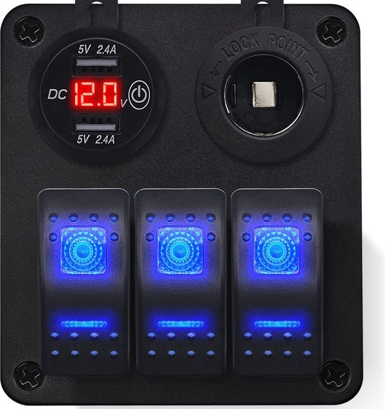 Touch-Control-timer schakelpaneel met 2 minuten tot 2 uur countdown