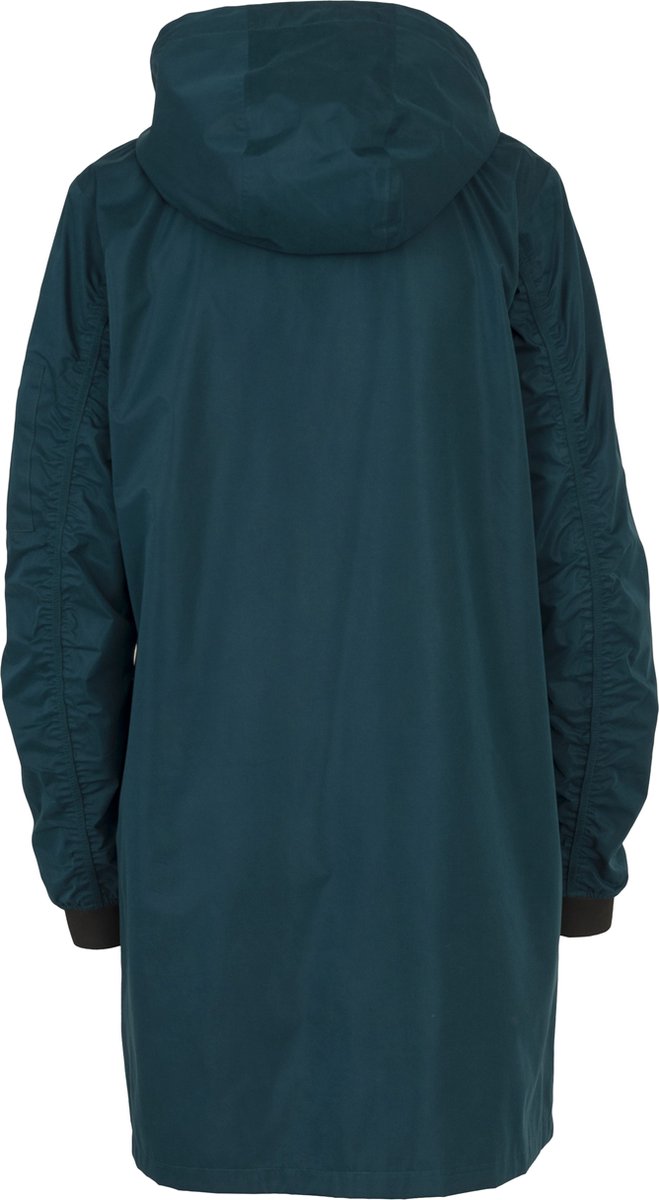 AGU Long Bomber - Dames Regenjas - Bomberjas - Groen - Waterdicht en Ademend Poray 5000 - Verstelbare Capuchon - Neopreen Manchetten - L — cadeau in Sport & Outdoor - foto 2