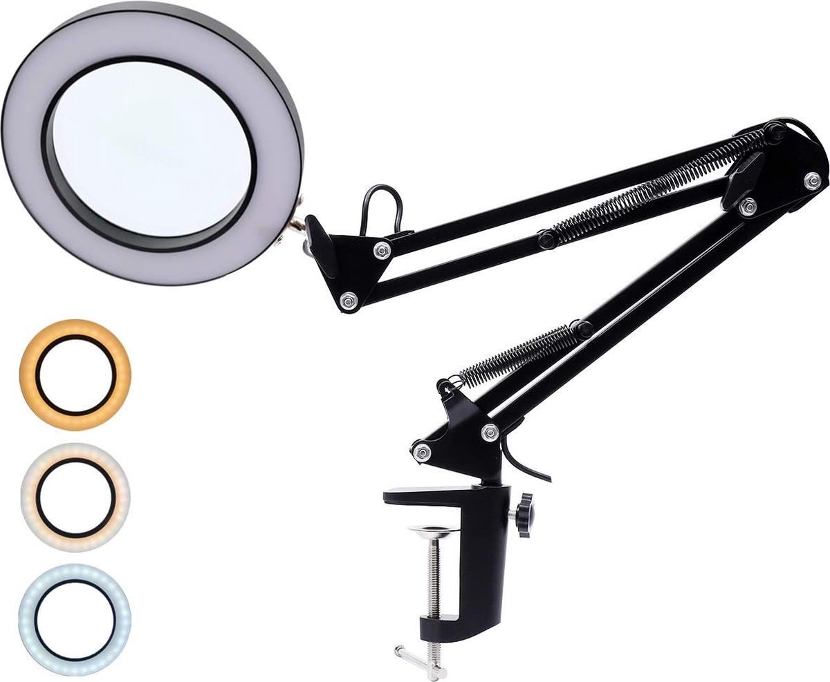 Loeplamp - Loeplampen - Loeplamp met Led Verlichting - Loep Lamp
