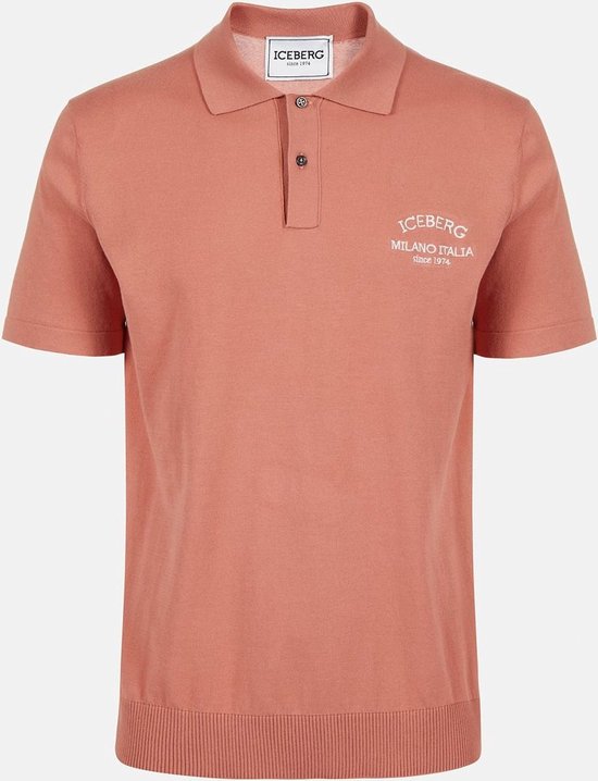 Iceberg Polo Homme Oranje A004-9502/4150