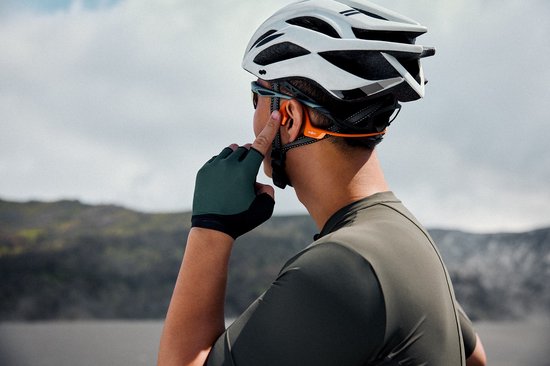 Shokz OpenRun Pro 2 Mini Casque de sport à conduction osseuse Open-ear - Résistant à l’eau et à la transpiration IP55 - Autonomie 12 heures - Orange