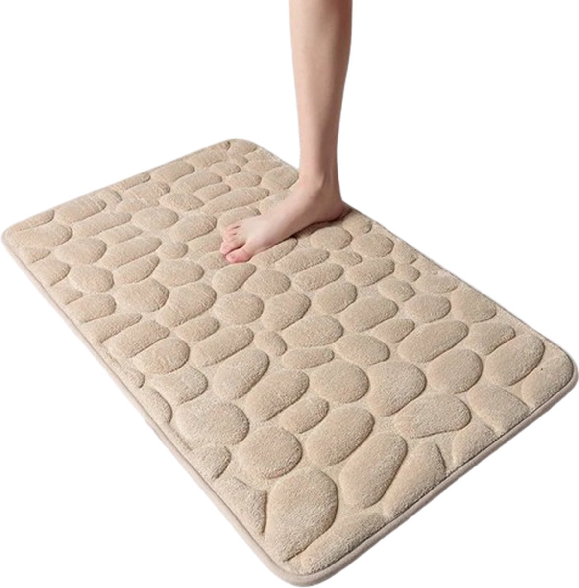 Blyx® - GripMat - Badkamermat - Douchemat - Douchemat Antislip Voor Douche - Douchemat Antislip - Bad Mat - Badmat - Antislipmat Douche - Badmat Antislip - 40x60 Cm - Khaki