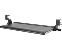 Toetsenbord lade onder bureau - toetsenbord houder - toetsenbordlade - toetsenbord onder bureau - keyboard tray - ergonomisch zithouding - hoogte verstelbaar en uitschuifbaar