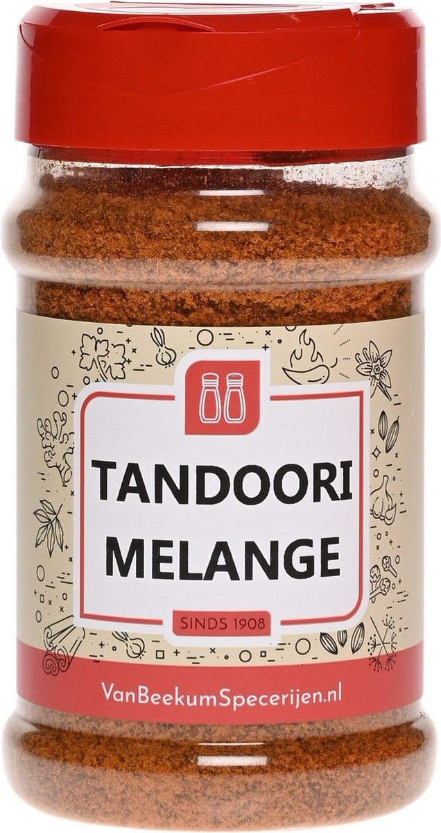 Goedkoopste Van Beekum Specerijen - Tandoori Melange / Tandoori Kruidenmix - Strooibus 200 gram