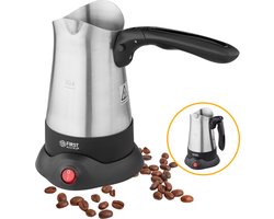 TZS First Austria Turkse Koffiemachine - Turkse Koffieapparaat - 3 Kopjes - Turkish Coffee Maker - 800W - RVS