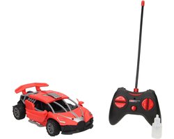 RC Auto Multifunctie Rood - met Koplampen en Openende Deuren