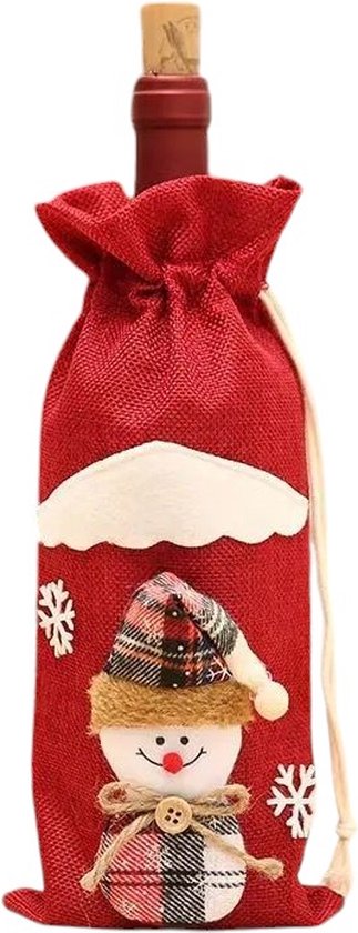 Sac à vin - Cadeau Noël - Cadeau Noël - Décorations de Noël - Noël - Accessoires à vin - Cadeau Noël - Cadeau femme - Cadeau homme - Cadeau Noël - Vin