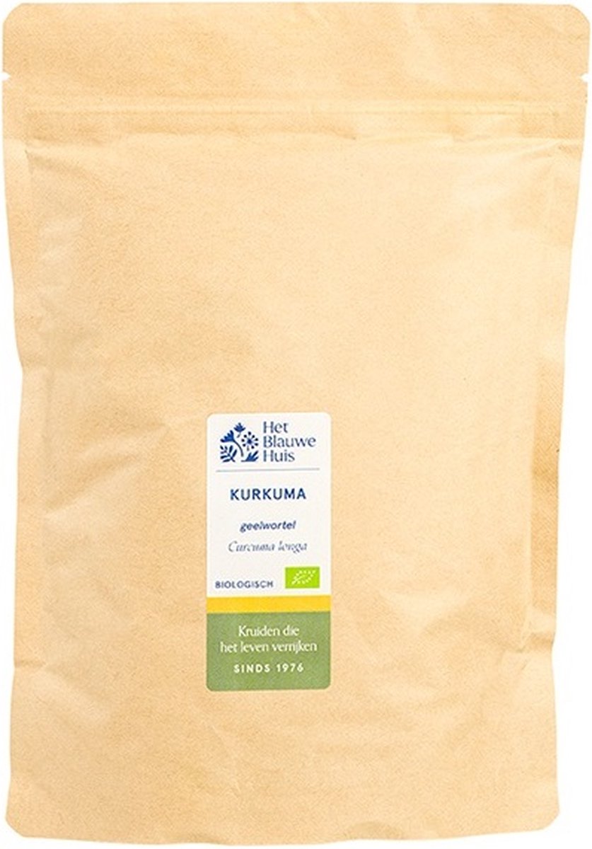 Goedkoopste Kurkuma Poeder BIO Organic 250g - Biologische Turmeric Curcuma Superfood - Het Blauwe Huis