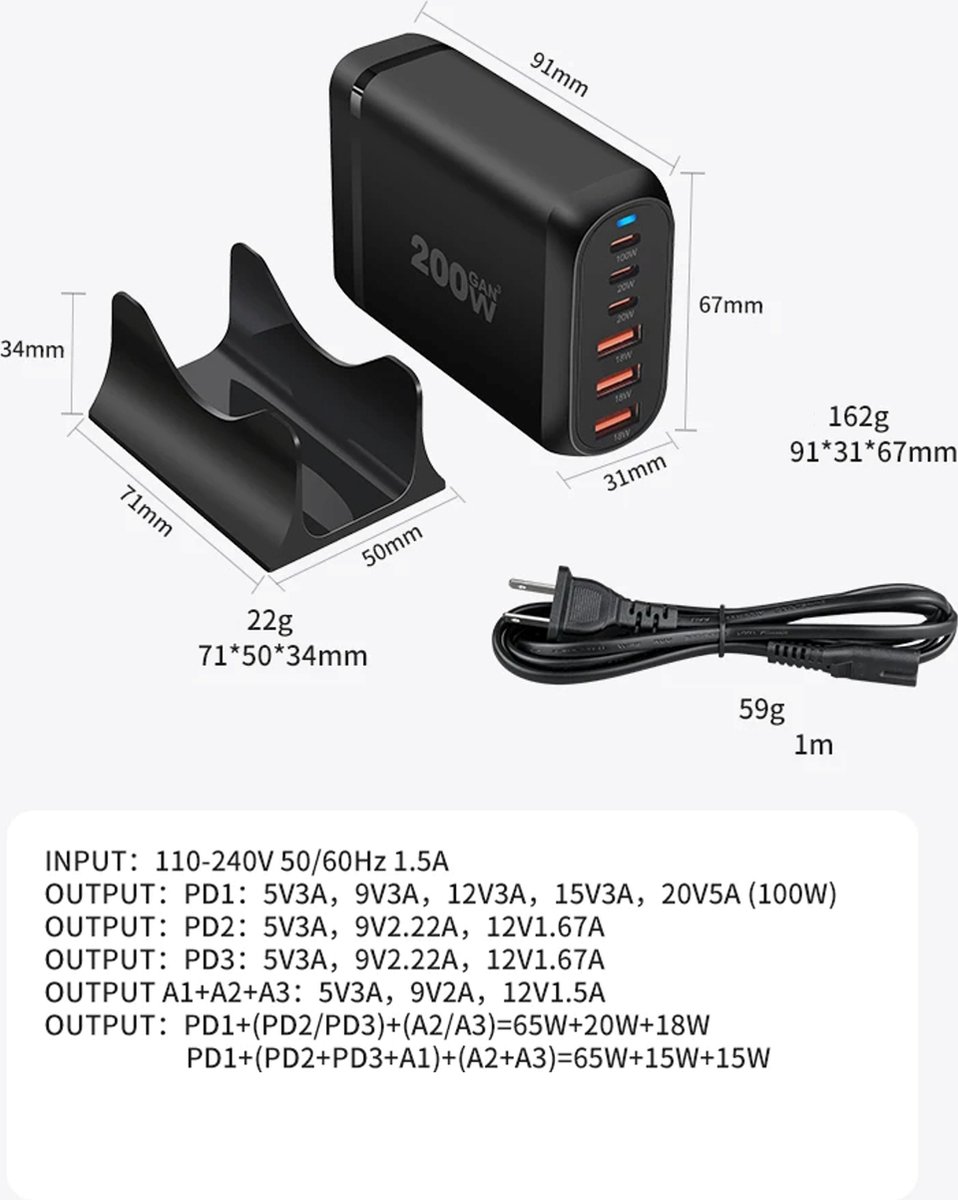 200W