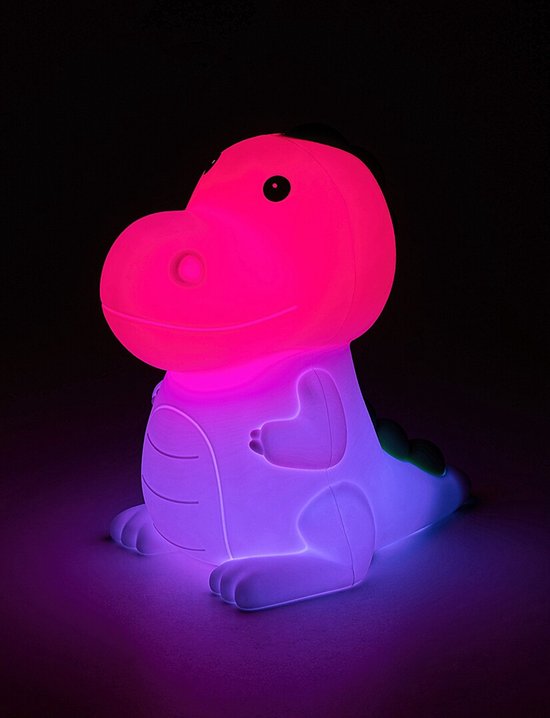 Rabalux - Nachtlampje dinosaurus - Kinderlamp Dino - LED RGB, warm wit, IP20, Unicoo van Rabalux — afbeelding 4