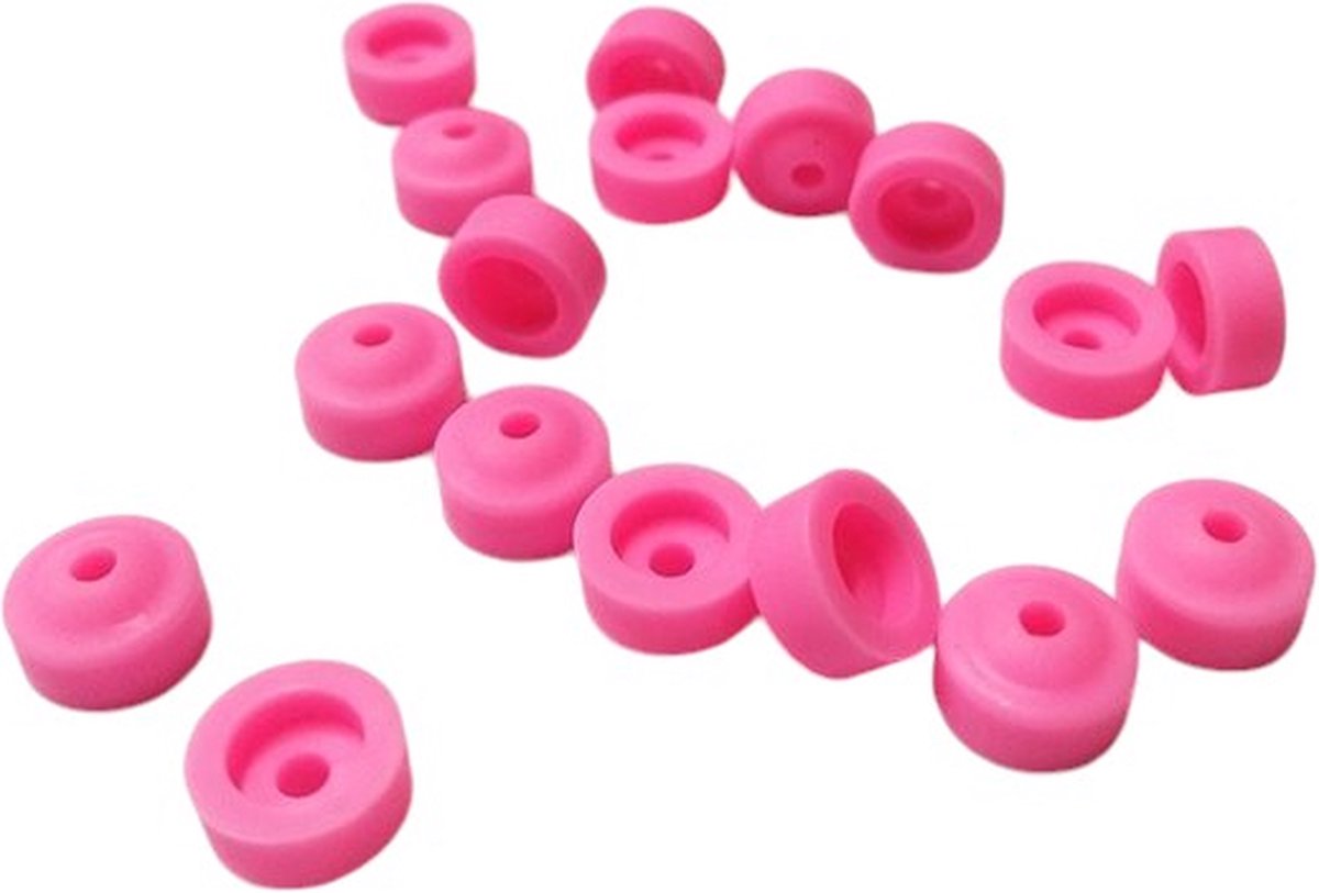 20 stuks siliconen Stofkap - Dust ring - stofhoes - stofkap voor bitjes en frezen - Pedicure - Manicure - freesmachine - pedicuremotor