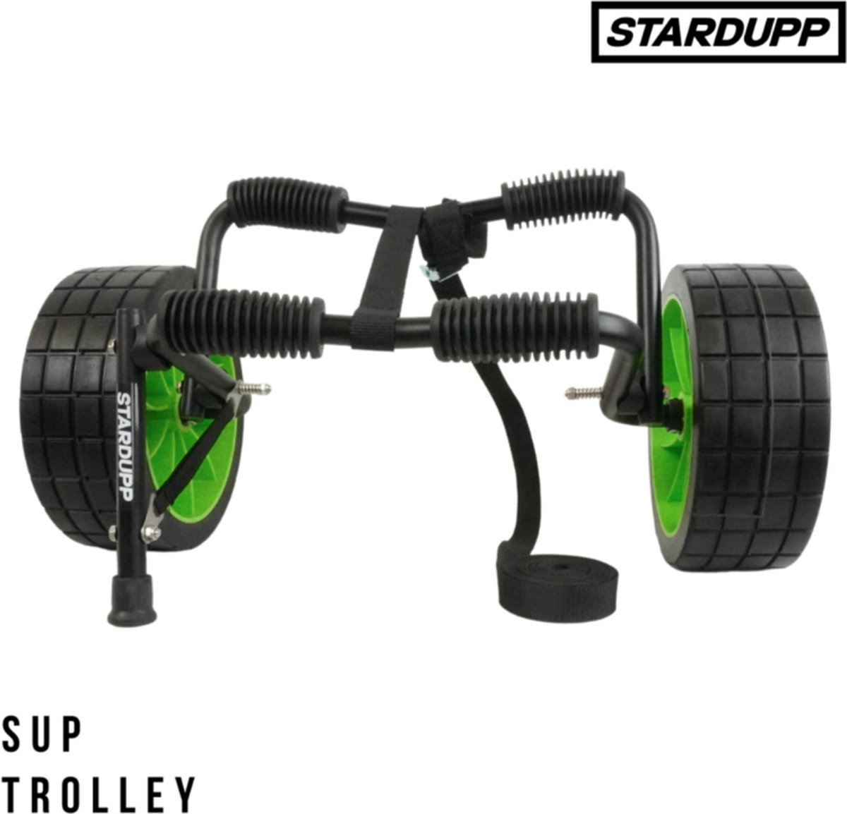Stardupp Trolley voor SUP, Kano, Kayak en Surfplank | SUP Trolley | Kayak Trolley | Kano Trolley | SUP Karretje | Nooit meer lekke banden | Inklapbaar | Geschikt tot 50 kilo