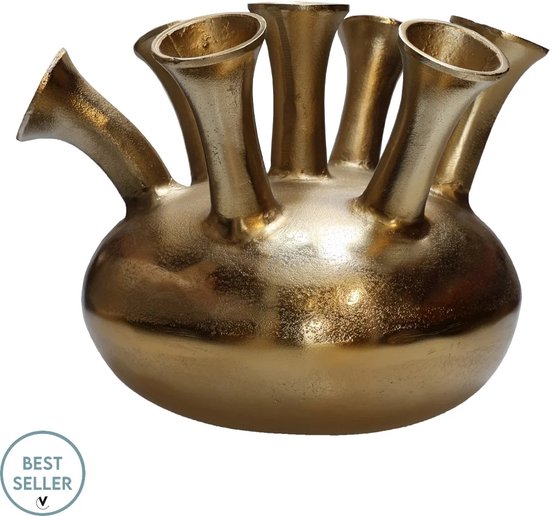 Toetervaas Assen - 7 openingen - Vase the World | LxBxH: 35x25x27 cm.