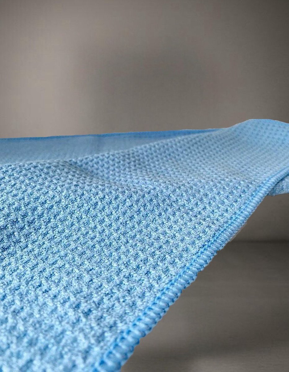 Goedkoopste Glasdoek wafelstructuur- Schoonmaakdoek- Glas Reiniger- Doek- Glas- Reiniging