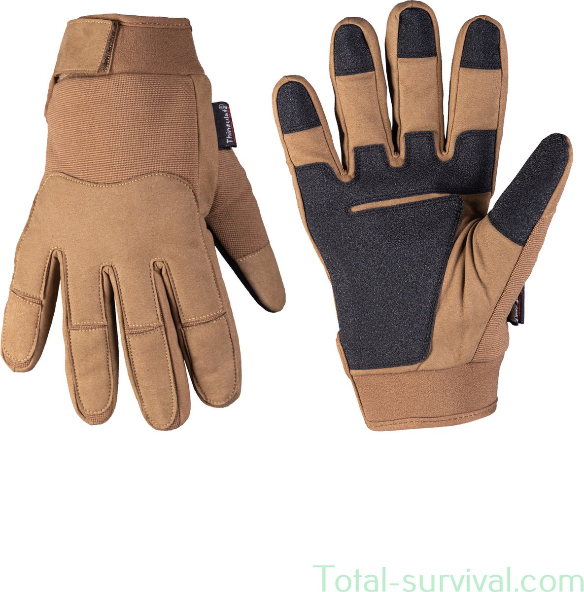 Mil-Tec Tactische handschoenen Cold Weather, Thinsulate voering, dark coyote