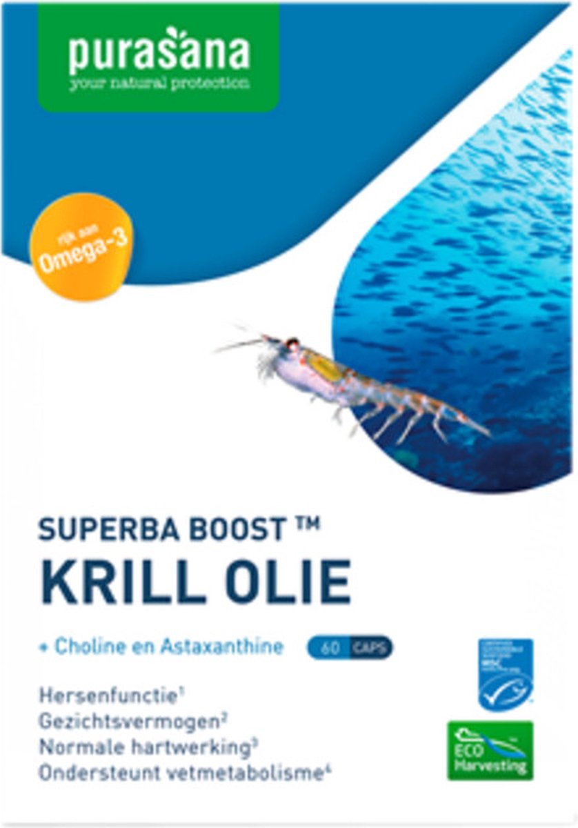 Goedkoopste Purasana Krill olie 60 Capsules