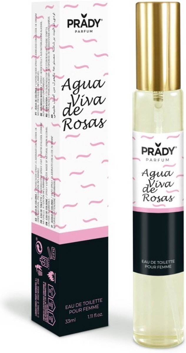 Goedkoopste Prady - Agua Viva de Rosas - Eau de Toilette Pour Femme - 33 ml