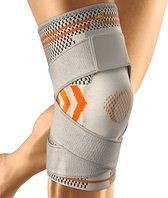 Bracefox® Premium Kniebrace - 'GenuFix' | Kniebandage met Straps & Baleinen | Patella ondersteuning | Heren & Dames | Elastisch & Ademend | Maat M