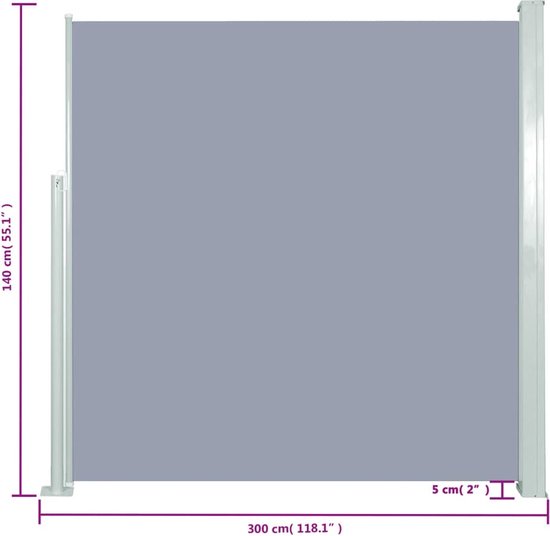 vidaXL Luifel automatisch uittrekbaar 600x350 cm crèmekleurig