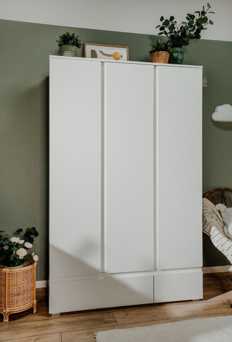 Finori Image Kast - Wit - 3-deurs - 120 x 55 cm