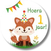 Nijntje kaarsje 1 jaar - blauw