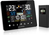 Bloomfold Weerstation - Hygrometer - Luchtvochtigheidsmeter - Thermometer voor binnen - Weersvoorspelling - Datum & Klok