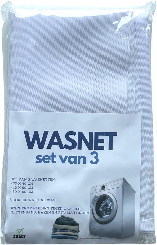 3BMT Waszakken voor Wasgoed - Lingerie Waszak set van 3 stuks - S / L / XL