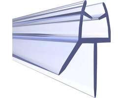 Set van 2 Douchestrips Afdichtstrips op maat te snijden - 2x 50 cm (1m totaal) - Voor 4-6 mm Glas | Bad- en Douchedeur