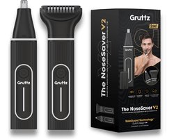 Gruttz® - Neustrimmer Mannen Premium v2 - Vrouwen - Oplaadbaar - Oortrimmer - Krachtige Motor - Waterdicht