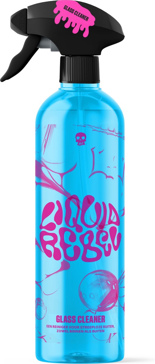 Liquid rebel auto detailing streeploos premium glass cleaner 500ml