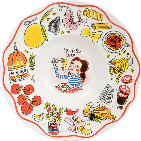 Blond Amsterdam, Pasta: Pasta bord 24 cm La Dolce Vita