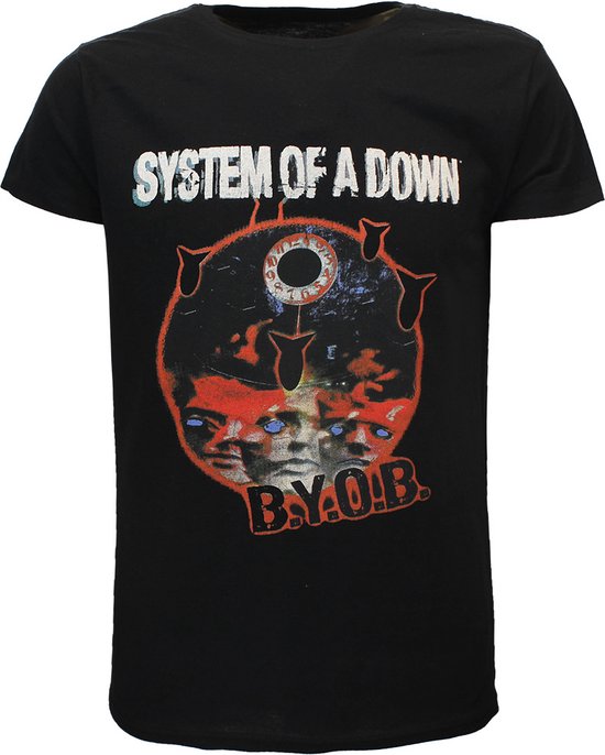 T-shirt officiel du groupe System Of A Down BYOB - Merchandise officiels - S