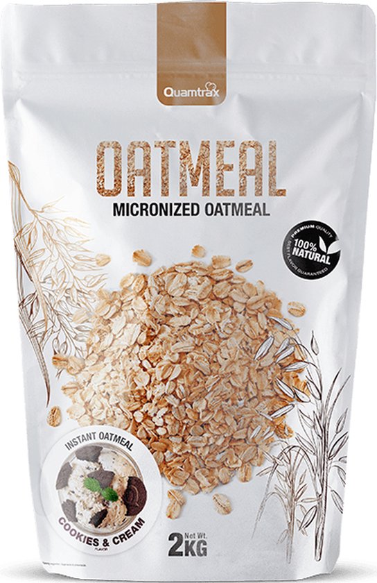 Instant Oatmeal Flour Cinnamon Caramel Cookie 1 Kg - BPR Nutrition - View #7