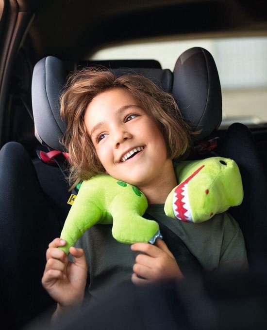 Tyrannosaurus-Rex Nekkussen knuffeldier voor kinderen - ideaal voor lange reizen - 1 stuk — afbeelding 2