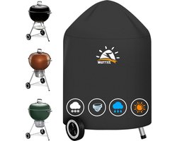 BBQ Cover 67 CM Waterkoker - 600D Heavy Duty & Waterdicht - Weber Barbecue Cover met PU Coating - Master Touch Houtskool Grill Cover