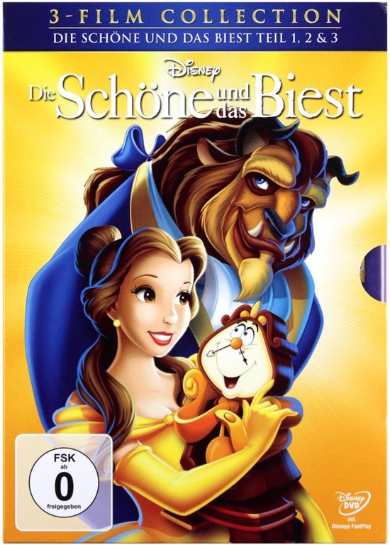 De Schone en het Beest 3-filmcollectie met Belle, het Beest en Lumière.