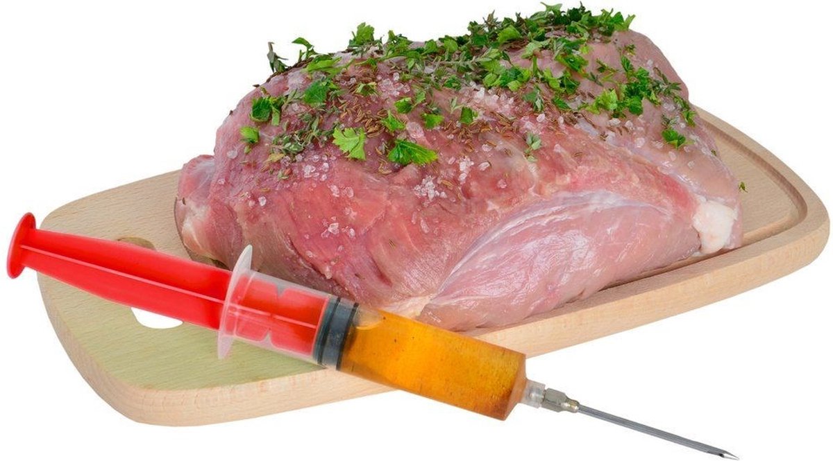 Marinade Injectiespuit 45 ml - Injector Spuit voor Vlees - BBQ Barbecue