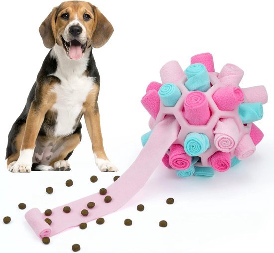 Interactief Puzzelspeelgoed Voor Honden Dat Het Natuurlijke Foerageergedrag Stimuleert Duurzaam Hondenspeelgoed Snuffelkubus Van Stof Met Verstopplekje Voor Voer Slow Feeder Voor Mentale Stimulatie En Stressvermindering