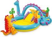 Intex Dinoland Opblaaszwembad met glijbaan - 302 x 229 x 112 cm