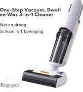 Bol.com Eszenzics™ Steelstofzuiger ProW90 - Draadloos - Zelfreinigende borstel - 3-in-1 - Zuig-Dweil-Was functie- Krachtige 150W... aanbieding