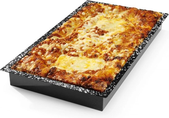 HENDI Gastronorm tray GN 1/1, 20mm diep, 2,6L, temperatuurbestendig van -40˚C tot 300˚C, oventray, bakplaat, ovenplaat, 530x325(H)20mm, roestvast staal 18/0