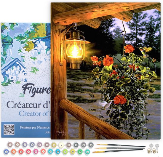 Figured'Art Schilderen op Nummer Volwassenen canvas Zijn moeders armen - Handwerk Figured'Art Schilderen op Nummer Volwassenen canvas Zijn moeders armen - Handwerk